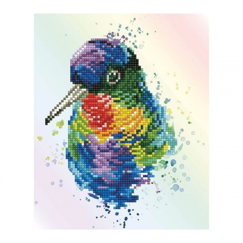 Diamond Dotz - Diamond Painting Regenbogen Vogel