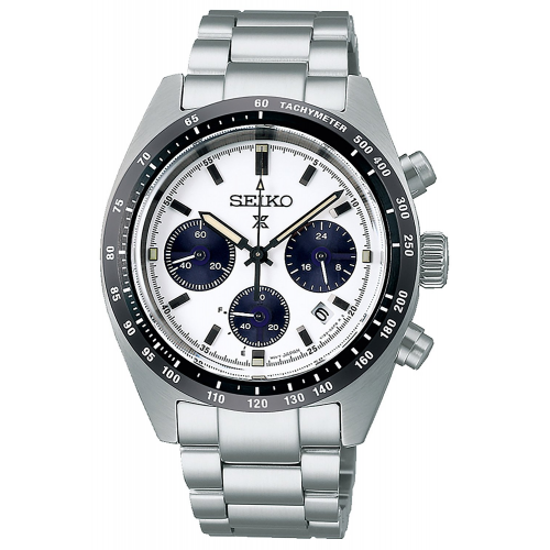 Seiko SSC813P1 Prospex Speedtimer Solar Herren-Chronograph Weiß