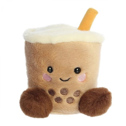 Aurora 33687 - Palm Pals Milky Tea Boba Soft Toy, Plüsch, 13 cm