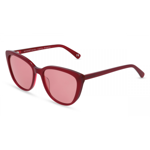 Botaniq -7004 Damen-Sonnenbrille Vollrand Butterfly Bio-Acetat-Gestell, pink