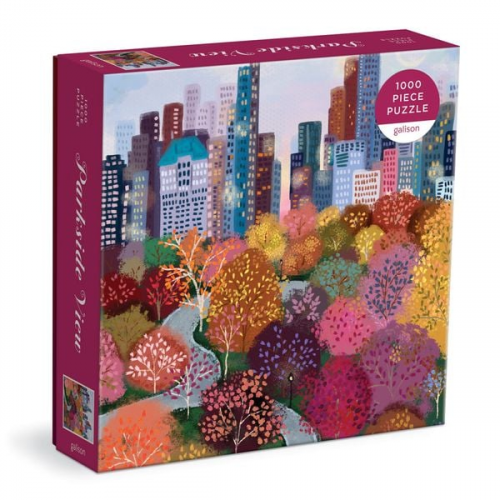 Galison - Parkside View 1000 Pc Puzzle In a Square Box