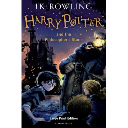 J. K. Rowling - Harry Potter and the Philosopher's Stone, large print edition. Harry Potter und der Stein der Weisen, englische Ausgabe. Vol.1