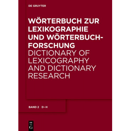 Wörterbuch zur Lexikographie und Wörterbuchforschung / D - H