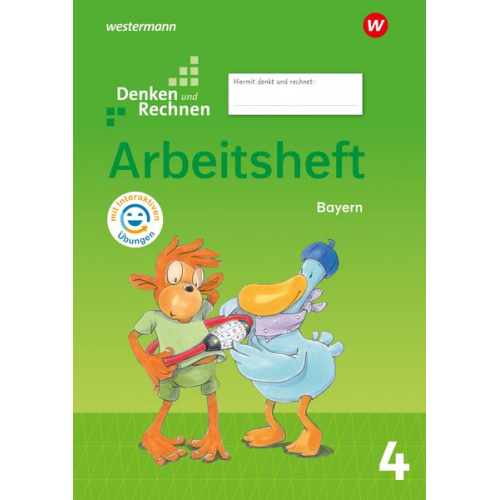 Angelika Elsner Stefanie Mayr-Leidnecker Peter Sandmann Roswitha Seidler Marion Weigl - Denken und Rechnen 4. Arbeitsheft mit interaktiven Übungen. Für Grundschulen in Bayern