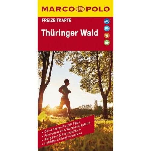 MARCO POLO Freizeitkarte 22 Thüringer Wald 1:100.000