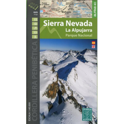 Wanderkarte Sierra Nevada - La Alpujarra 1:40 000