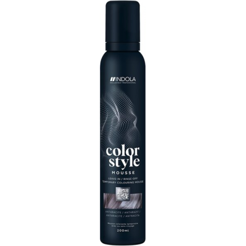 Indola Color Style Mousse 200 ml Anthrazit