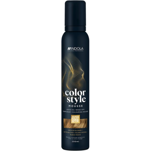 Indola Color Style Mousse 200 ml Mittelblond