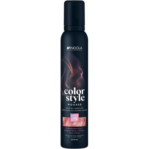 Indola Color Style Mousse 200 ml Erdbeer - Ros&eacute;