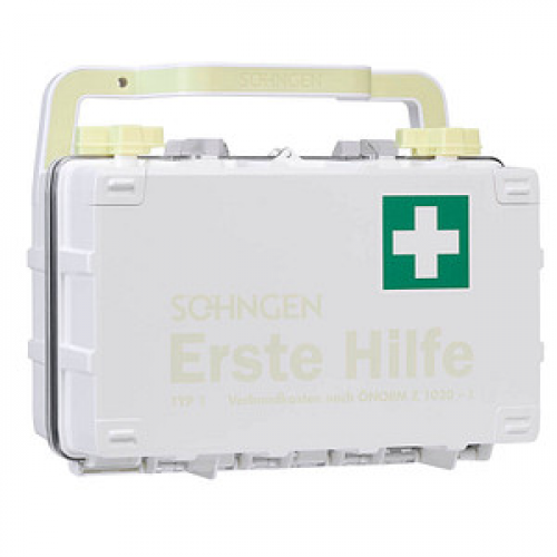 SÖHNGEN Erste-Hilfe-Koffer DYNAMIC-GLOW S ÖNORM Z 1020-1 weiß