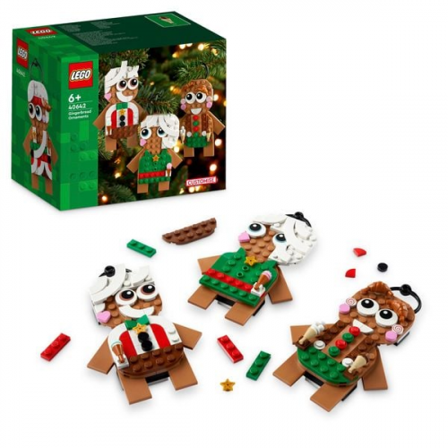 LEGO Lebkuchenmännchen, Hängende Dekorationen, Weihnachtsdeko 40642