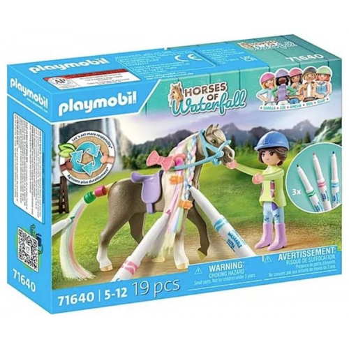 Playmobil® Horses of Waterfall Kreativset mit Pferd und Stiften 71640