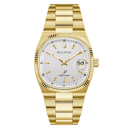 Bulova 97B223 Herrenarmbanduhr Super Seville Goldfarben