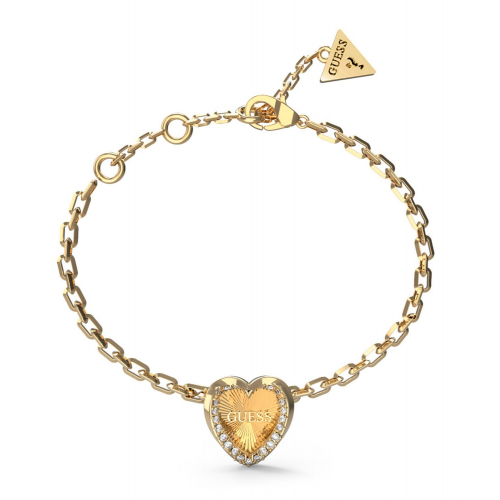 Guess JUBB04607JWYG Damen-Armband Herz Mon Amour Goldfarben