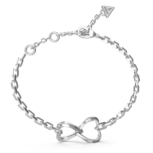 Guess JUBB04618JWRHS Damen-Armband Mon Amour Two Hearts