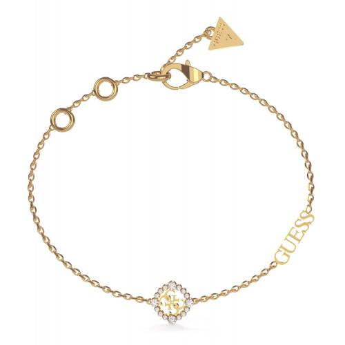 Guess JUBB04644JWYGS Damen-Armband Tiny Dancer 4G Element Goldfarben