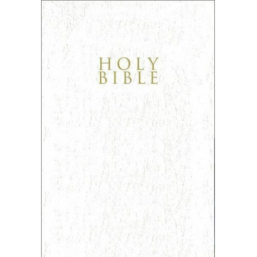 Zondervan - Niv, Gift and Award Bible, Leather-Look, White, Red Letter Edition, Comfort Print