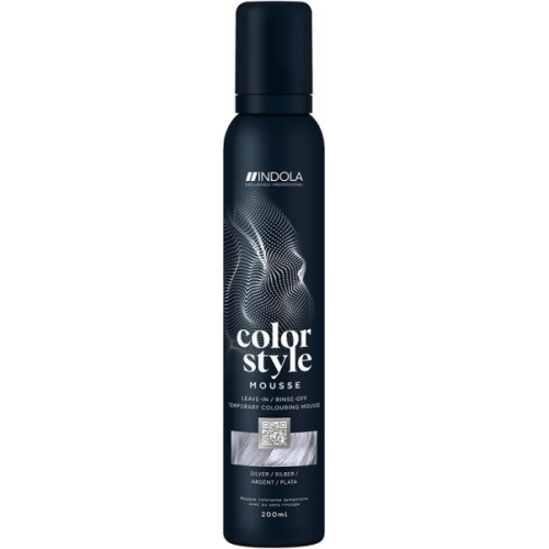 Indola Color Style Mousse 200 ml Silber