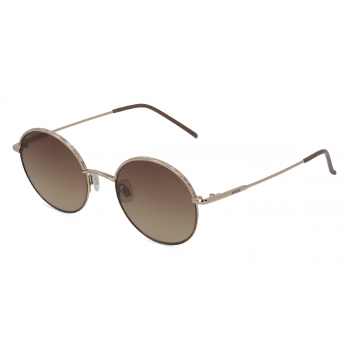 Mexx Eyes 6483 Damen-Sonnenbrille Vollrand Rund Metall-Gestell, gold