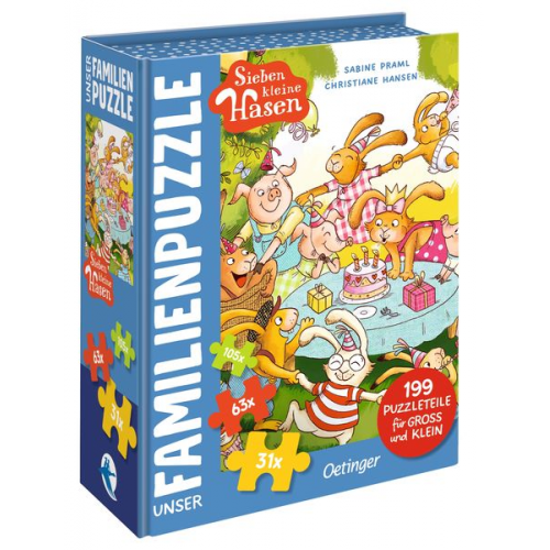 Sieben kleine Hasen. Unser Familien-Puzzle