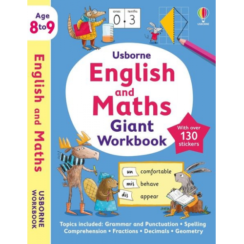 Usborne - Usborne English and Maths Giant Workbook 8-9