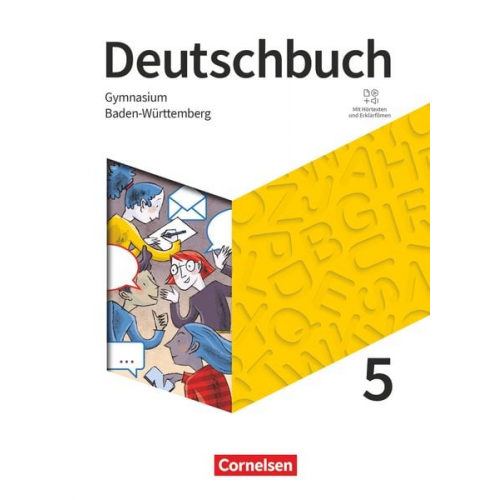 Christine Eichenberg Heiko Eichenberg Christoph Schappert Michael Germann Klaus Tetling - Deutschbuch Gymnasium 5. Schuljahr - Baden-Württemberg - Ausgabe 2025 - Schulbuch mit Hörtexten und Erklärfilmen