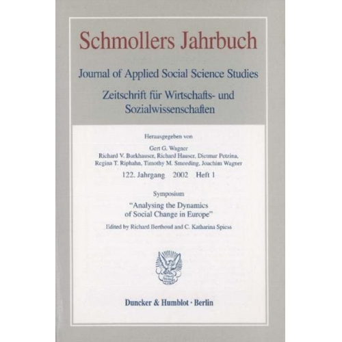 Symposium "Analysing the Dynamics of Social Change in Europe".