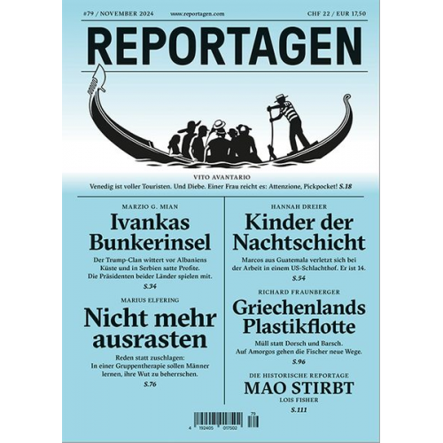 Marzio G. Mian Hannah Dreier Vito Avantario Marius Elfering Richard Fraunberger - Reportagen #79