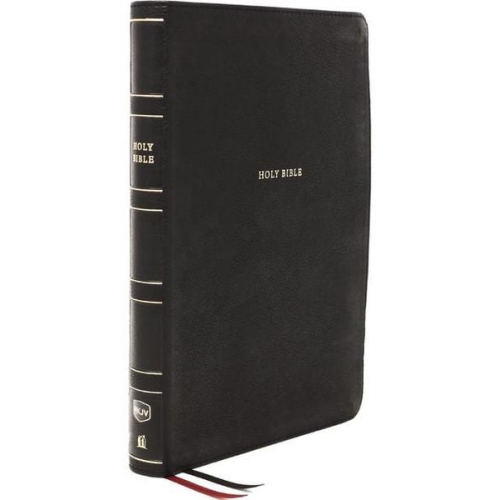 Thomas Nelson - Nkjv, Thinline Reference Bible, Leathersoft, Black, Red Letter Edition, Comfort Print