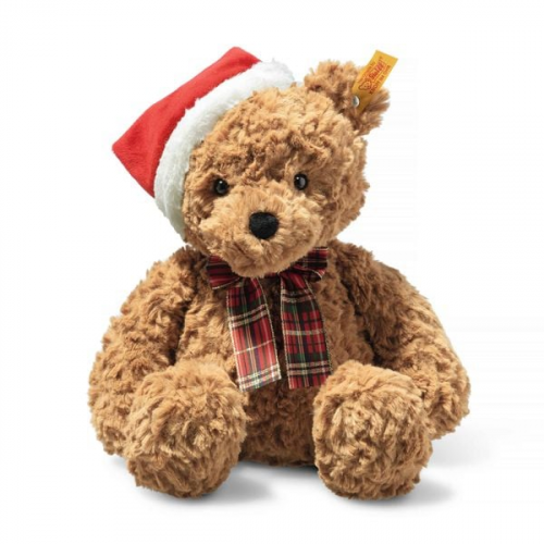 Steiff 113239 - Teddybär Jimmy Christmas, braun, 30 cm, Soft Cuddly Friends