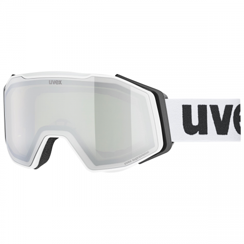 Uvex 0541 Herren-Skibrille Randlos Monoscheibe Kunststoff-Gestell, schwarz