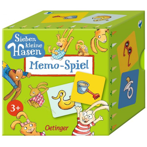 Sieben kleine Hasen. Memo-Spiel