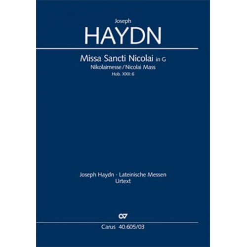 Joseph Haydn - Missa Sancti Nicolai (Klavierauszug)