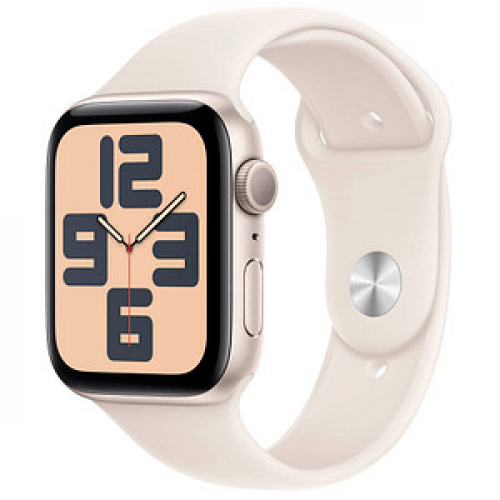 Apple Watch SE 44 mm Aluminium (GPS) Sportarmband M/L  polarstern