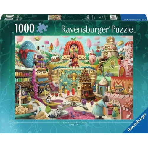 Ravensburger Puzzle 12001195 - Sweet Street - 1000 Teile Puzzle für Erwachsene und Kinder ab 14 Jahren