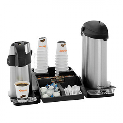 Bartscher Kaffeestation Z50 schwarz 26,8 x 33,5 cm