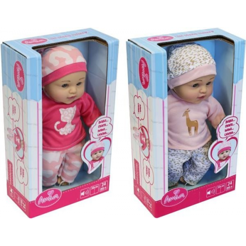 Amia Weichpuppe Lea, mit Sound, 30 cm, 2-fach sortiert