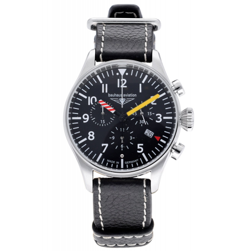 Bauhaus 2788-5 Herren-Chronograph Aviation Schwarz