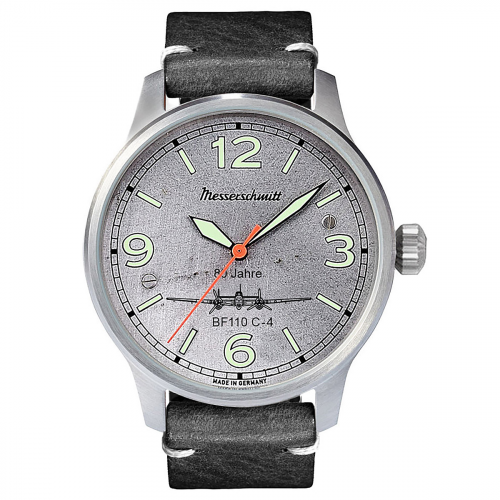 Messerschmitt BF110-ALU-L Herrenuhr 80 Jahre BF110 C-4 Limited Edition