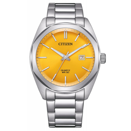 Citizen BI5110-54Z Herrenuhr Quarz Stahl/Gelb