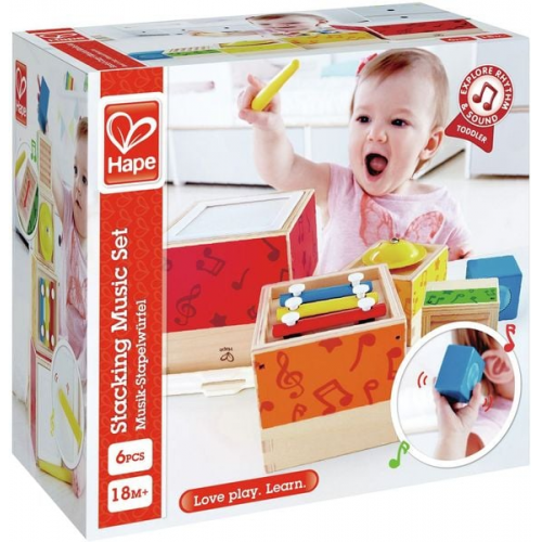 Hape - Musik-Stapelwürfel