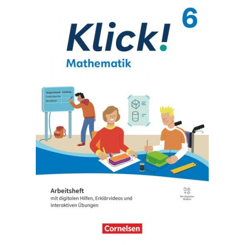 Klick! Mathematik 6.Schuljahr - Ausgabe ab 2024 - Arbeitsheft mit digitalen Medien