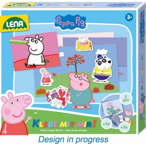 Lena - Klebe mit mir Peppa Pig, Faltschachtel