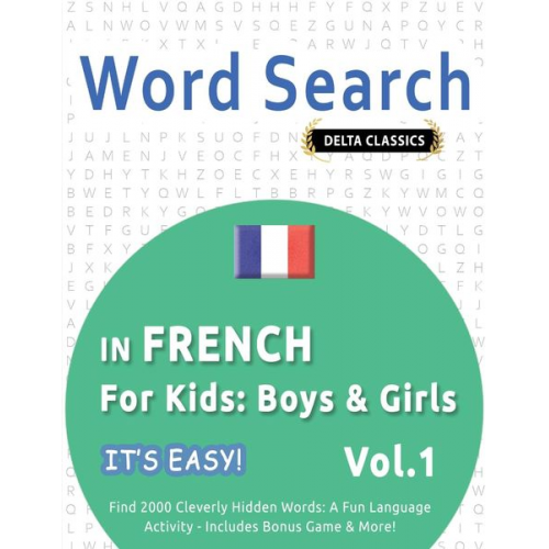 Delta Classics - Word Search in French For Kids