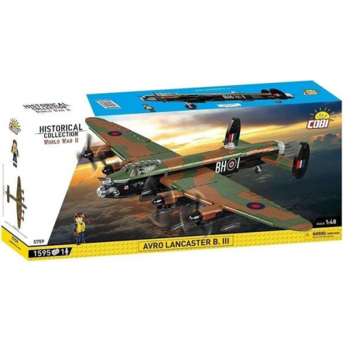 COBI Historical Collection 5759 - Avro Lancaster B.III, WWII, Bausatz 1:48, 1595 Klemmbausteine