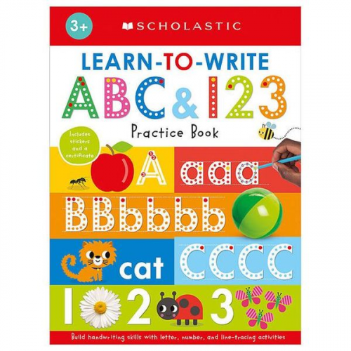 Scholastic - Learn to Write ABC & 123: Scholastic Early Learners (Workbook)