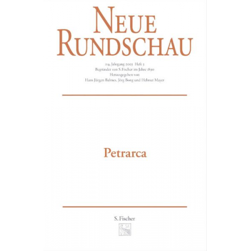 Samuel Fischer - Neue Rundschau 2004/2