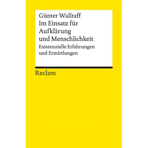 Günter Wallraff - Im Einsatz für Aufklärung und Menschlichkeit