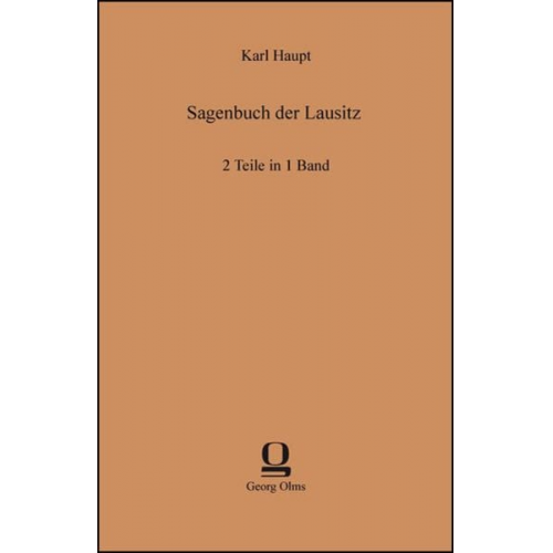 Karl Haupt - Sagenbuch der Lausitz