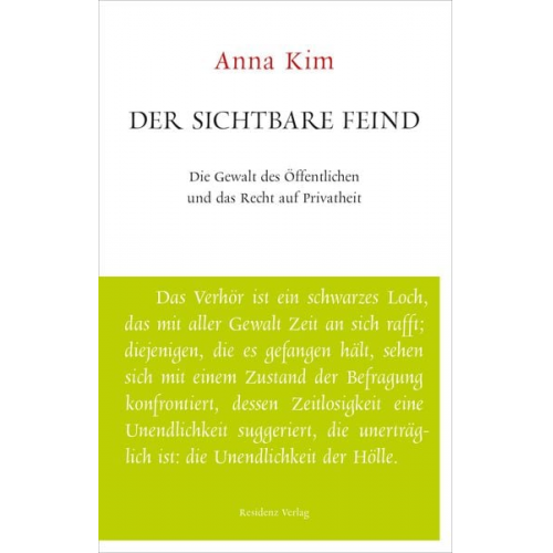 Anna Kim - Der sichtbare Feind